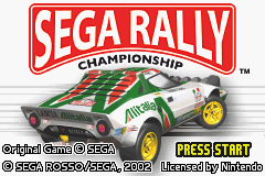 Sega Rally Championship screenshot 3 for GameBoy Advance